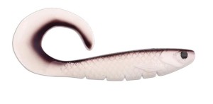 Przynęta gumowa STORM R.I.P. CURLY TAIL 06  Dark Grey White 20cm/62g