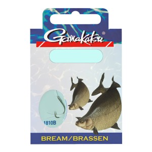 Haczyki z przyponem Gamakatsu Bream Feeder #14 0.12mm 10szt.