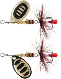 Obrotówka X-Fish Termite nr 2 4,5 g niklu złota    