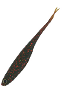 Guma Damiki Ark Shad 5''/12,7cm -204 Motor Oil Red