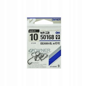 HACZYKI OWNER 50168 ISEAMA-BL 10 Czarny NSB 9szt