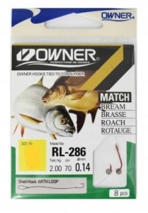 Owner haczyki z przyponami RL-286 14 0,10 mm