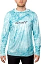 Bluza UPF50 GRAFF z kapturem 964-CL-15/1 L