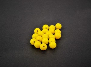 Koraliki zderzakowe 8mm żółte MAD CARP