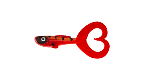 PRZYNĘTA Abu Garcia BEAST TWIN TAIL 17cm red tiger