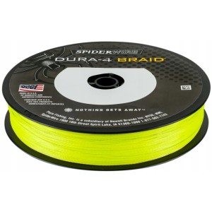 Plecionka SpiderWire Dura.4 Braid 0,10mm/300m 9,1kg, 20LB  Yellow 