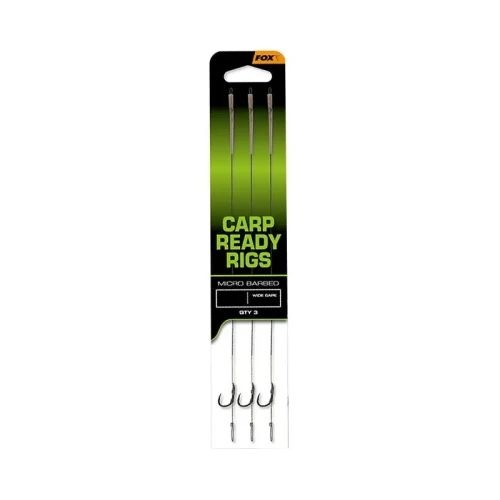 Przypon Fox Carp Ready Rigs Wide Gape Micro Barbed (3szt.) #6 20lb  -sklep rybka
