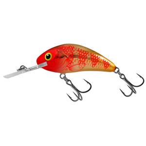 Wobler Salmo Rattlin Hornet 3,5cm Floating - Golden Red Head