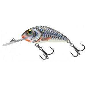Wobler Salmo Rattlin Hornet 5,5cm Floating - SHS / Silver Holographic Shad