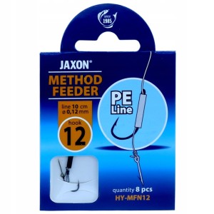 Haczyki METHOD FEEDER 8szt JAXON plecionka 12 IGŁA