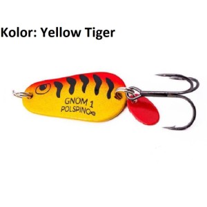 Błystka wahadłowa Polsping Gnom 3 30g yellow tiger 