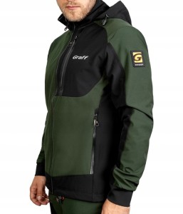 GRAFF KURTKA SOFTSHELL z KAPTUREM roz. XL 
