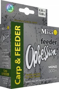 ŻYŁKA MEGABAITS OBSESSION CARP & FEEDER 300/M 0.28MM/9,1 KG CAMOU/4-KOLOR. JASNA DRAGON 