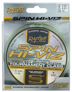 Plecionka Trabucco Rapture Spin Hi-Viz 0.165mm 150m