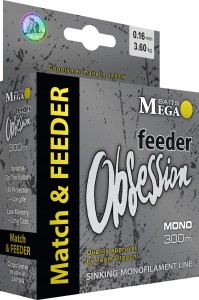 ŻYŁKA Dragon MEGABAITS OBSESSION MATCH & FEEDER 300m 0.16mm/3.60 KG CZARNA