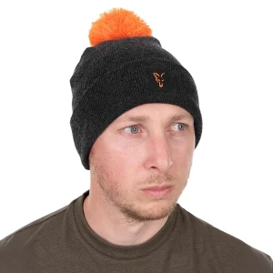 CZAPKA Fox Collection Booble Hat - Black/Orange