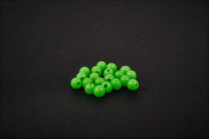 Koraliki zderzakowe, zielone, 6mm. MAD CARP