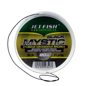 PLECIONKA Jetfish BLACK MYSTIC Braced Leader Braid 20m 11,4 kg