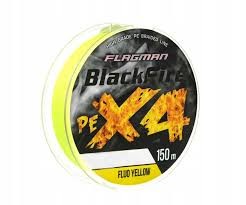 Plecionka FLAGMAN Blackfire PE X-4 150m 0.14mm Fluo Żółty 