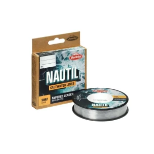 Żyłka przyponowa BERKLEY Nautil Surf Tapered Lines 0,28-0,57mm 4,7kg 5x15m Clear