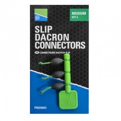Łączniki Preston Slip Dacron Connector - Medium / Green