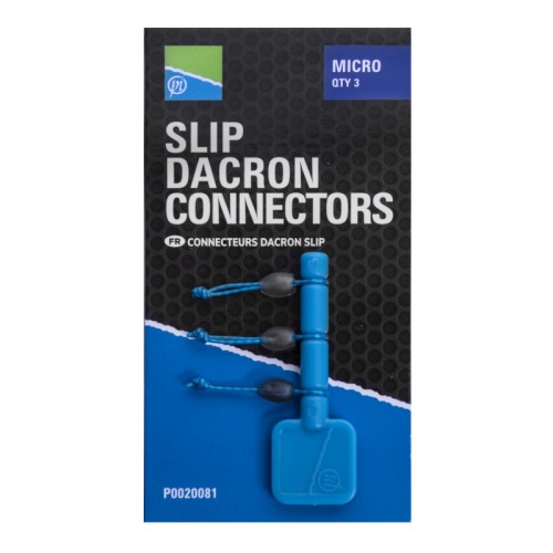 Łączniki Preston Slip Dacron Connector - Micro / Blue-sklep rybka