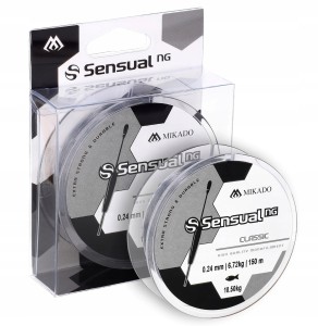 ŻYŁKA MIKADO SENSUAL CLASSIC 0.24mm 10.5kg 150m PRZEŹROCZYSTA