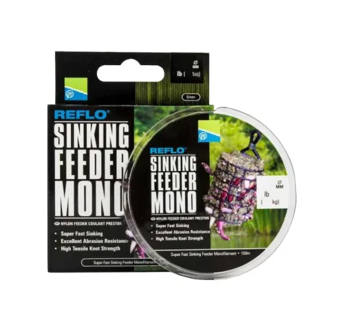 Żyłka Preston Reflo Sinking Feeder Mono 150m 0.28mm  4,54kg-sklep rybka