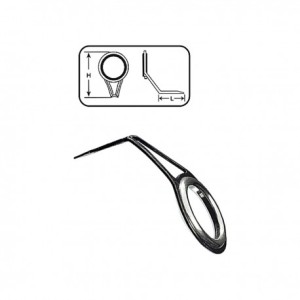 Przelotka uniwersalna  Na jednej stopce, Klasa LTS, ramka ciemna błyszcząca.