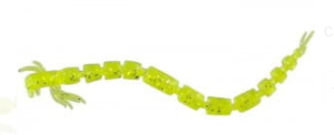 Westin- BloodTeez Worm 7,5cm 1g CHARTREUSEFLAKE
