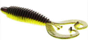 WESTIN RINGCRAW 9 CM 6g Black/chartreuse 