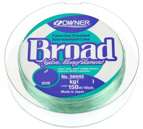 Żyłka OWNER Broad NylonMonofilament 0,20mm/4kg/150m -sklep rybka