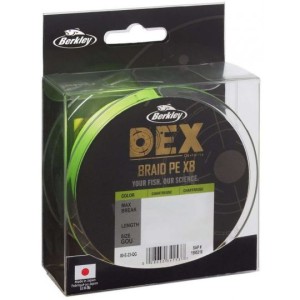 PLECIONKA BERKLEY DEX X8 0,04mm 150m CHARTREUSE
