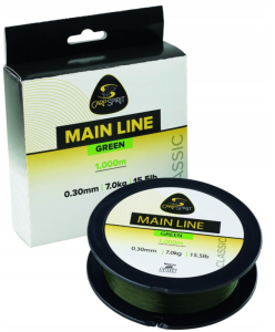 Carp Spirit Mainline Green 0.30mm 1000m żyłka
