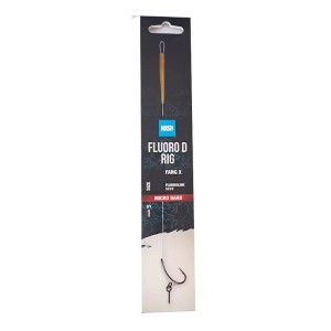 Przypon karpiowy Nash Fluoro D Rig Barbed - 4