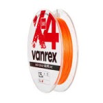 Plecionka LUCKY JOHN VANREX X4 #0,8 (0,14mm) FLUO ORANGE 125M