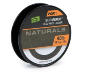 Leadcore Fox Naturals Submerge Leader 40lb 10m
