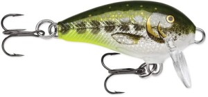 WOBLER Rapala Mini Fat Rap 3cm Olive Green Muddler MFR03OGMD