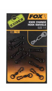 Fox Edges - Kwik Change Mini Hook Swivels roz. 11