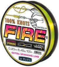 Żyłka Balsax Fire 0,25mm 150m Fluo Yellow