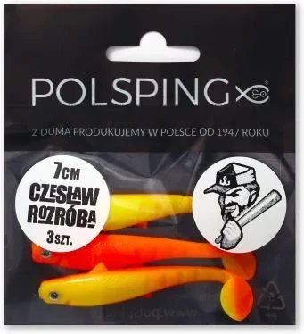 PRZYNĘTA GUMOWA POLSPING CZESŁAW ROZRÓBA 7cm kol D3 (3SZT)   -sklep rybka