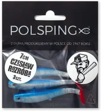 PRZYNĘTA GUMOWA POLSPING CZESŁAW ROZRÓBA 7cm kol 25 (3SZT) -sklep rybka