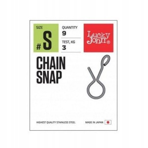 Lucky John Agrafka Chain Snap Fast Lock #m 8szt 