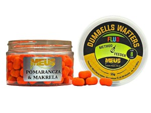MEUS MINI DUMBELLS WAFTERS 6MM POMARAŃCZA MAKRELA 12G