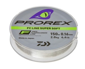 ŻYŁKA FLUOROCARBONOWA DAIWA SUPER SOFT 150m 0.16MM