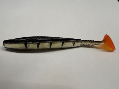 Przynęta gumowa Guma Illex Method Shad 3,8"  96mm Perch Orange Tail-sklep rybka