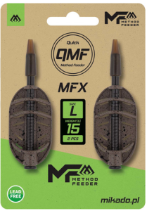KOSZYCZEK - METHOD FEEDER MFX - Q.M.F. ROZM. L - 30G - OP.2SZT. MIKADO AMFX-QMF-2L-30B