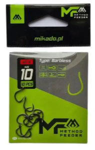 Haczyki Mikado MF14 bez zadziora - hak 12