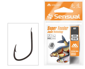 Mikado Sensual Super Feeder r.12 Barbed 10szt. Haki
