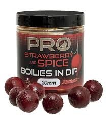 Kulki Proteinowe w Dipie Starbaits Pro boilies in dip strawberry spice 20mm 150g